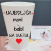 CVETLIČNI LONČEK ZA ORHIDEJO Najboljša mami in babi na svetu