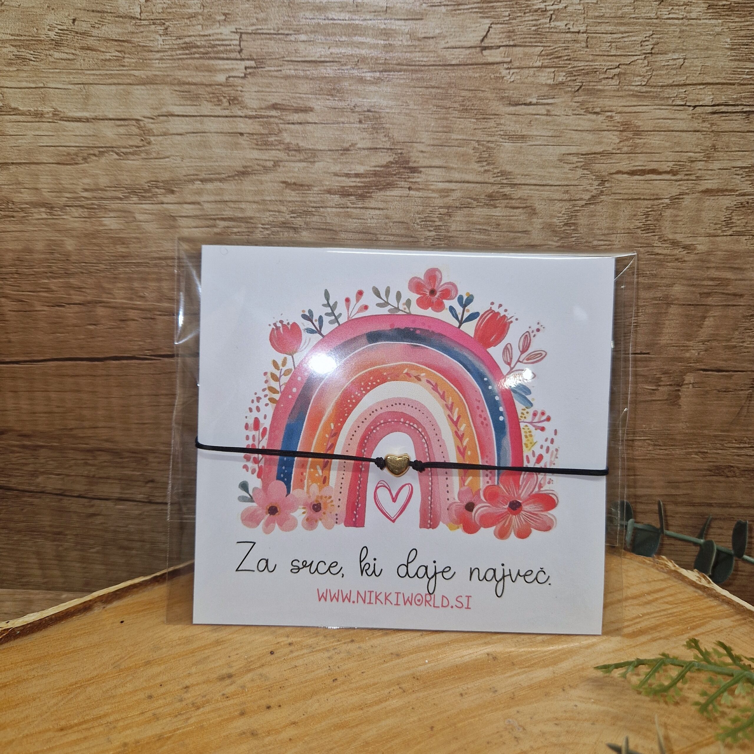Zapestnica - Hvala, za srce ,ki daje