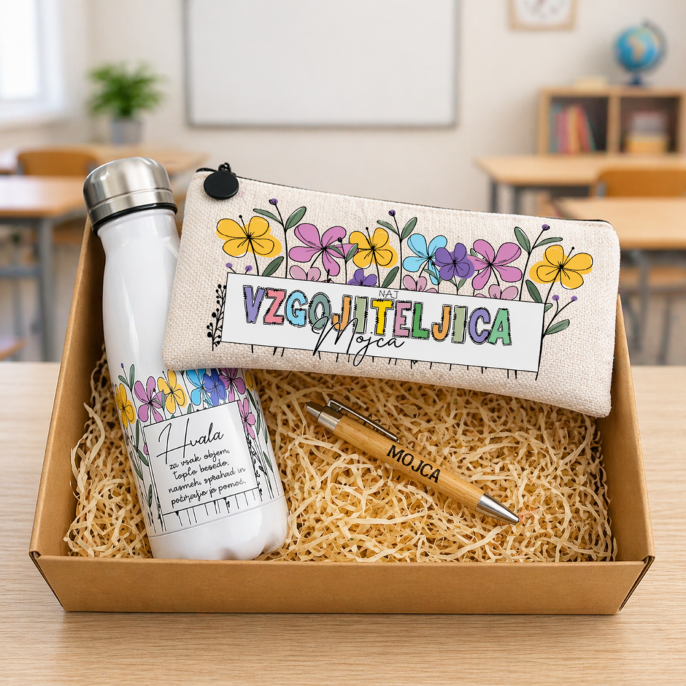 DARILNI KOMPLET: zahvala za vzgojiteljice