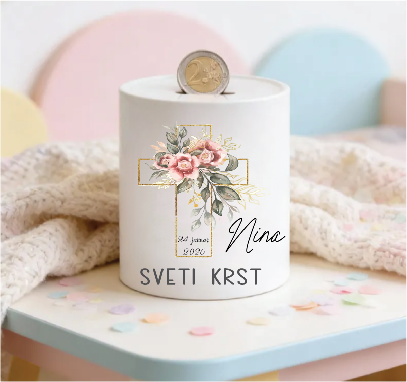 Spominski hranilnik za sveti krst ali birmo